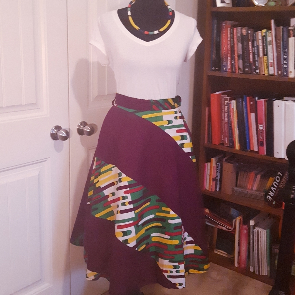 AFRICAN WRAP SKIRT